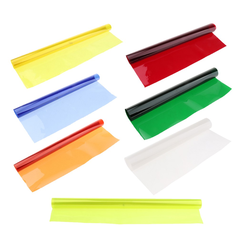 Great savings free delivery / collection on many items. colored overlays transparency color film plastic sheets correction gel light filter sheet 9 6 by 15 7 inch