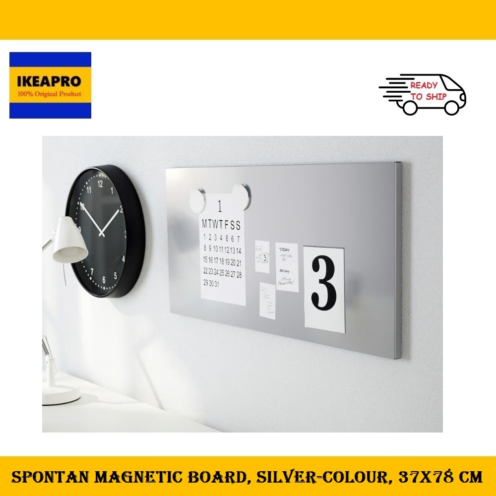 *READY STOCK* IKEA SPONTAN Board, SilverColour, 37x78 cm