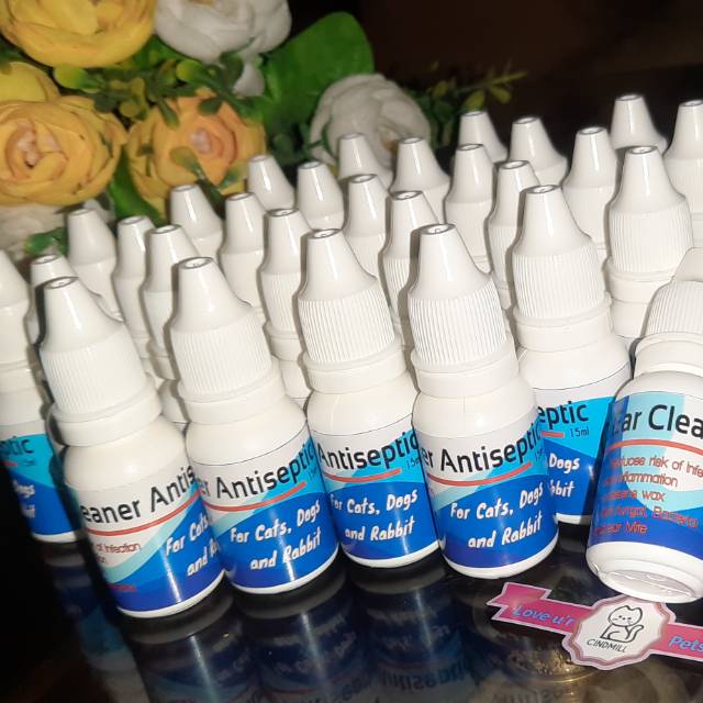 Medicine Cat Ear Drops Dog Ear Cleaner Antiseptic Shopee Malaysia