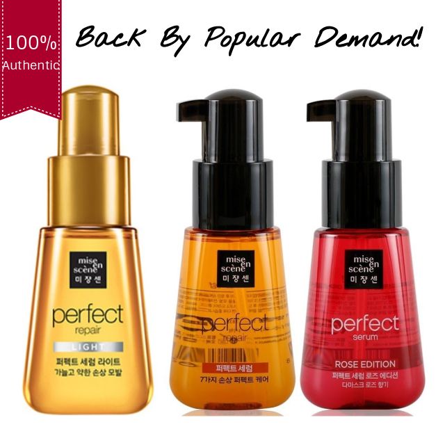 Mise En Scene Perfect Serum / Hair Oil Damage Care / Rose Petal