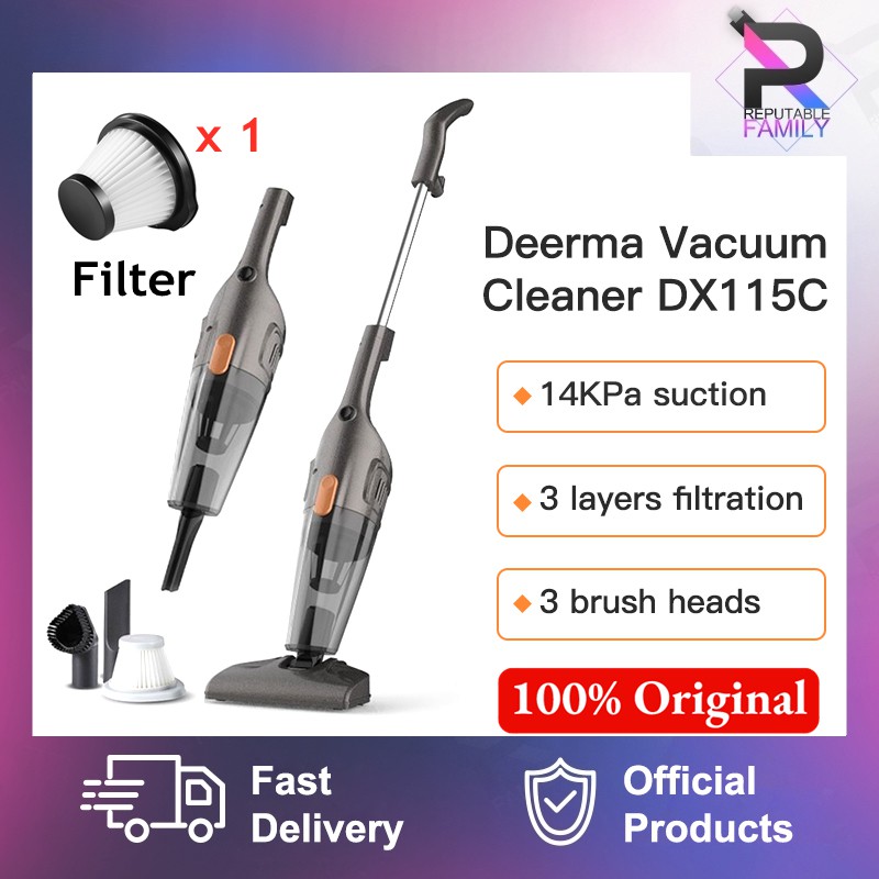 Deerma DX115c / Filter Portable Handheld multifunction Vacuum Cleaner