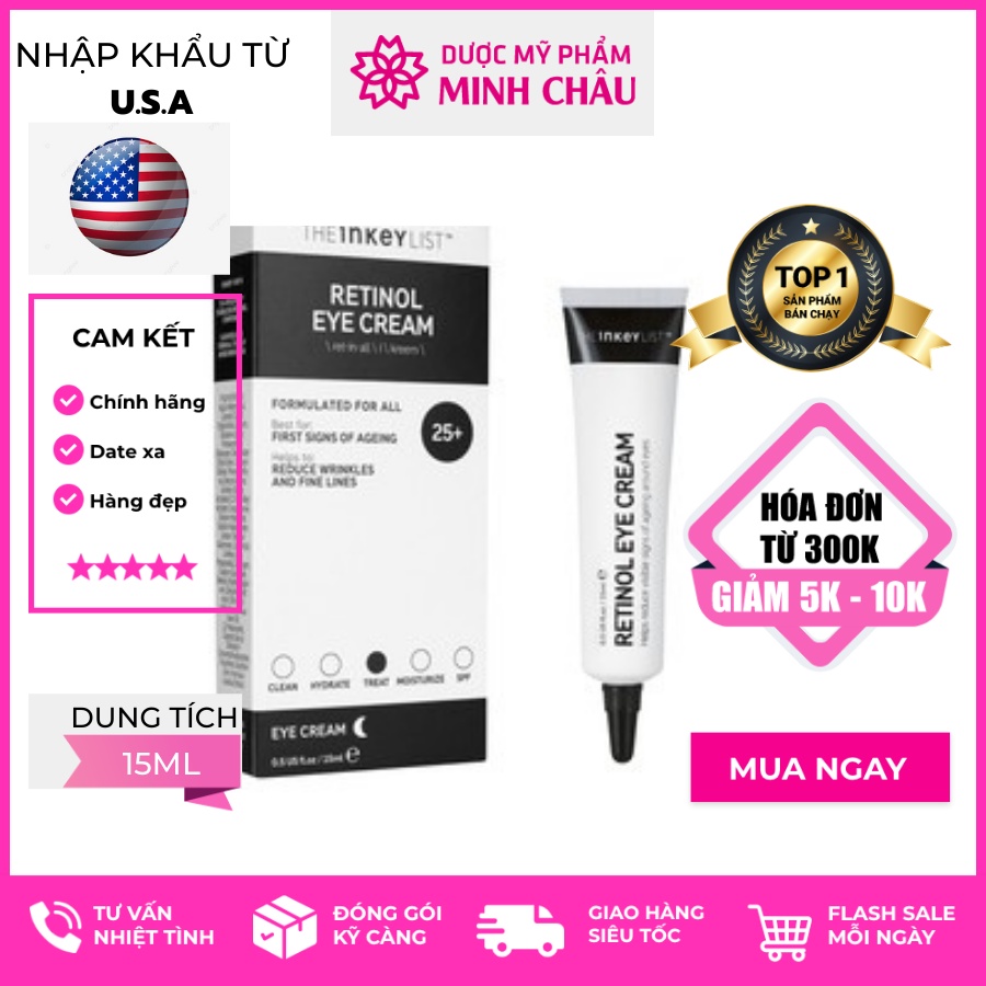 The INKEY List Retinol Eye Cream 15ml Shopee Malaysia