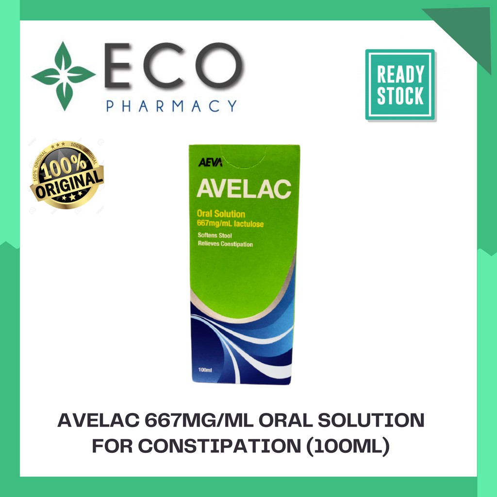Avelac 667mg/ml Oral Solution for Constipation 100ml Shopee Malaysia