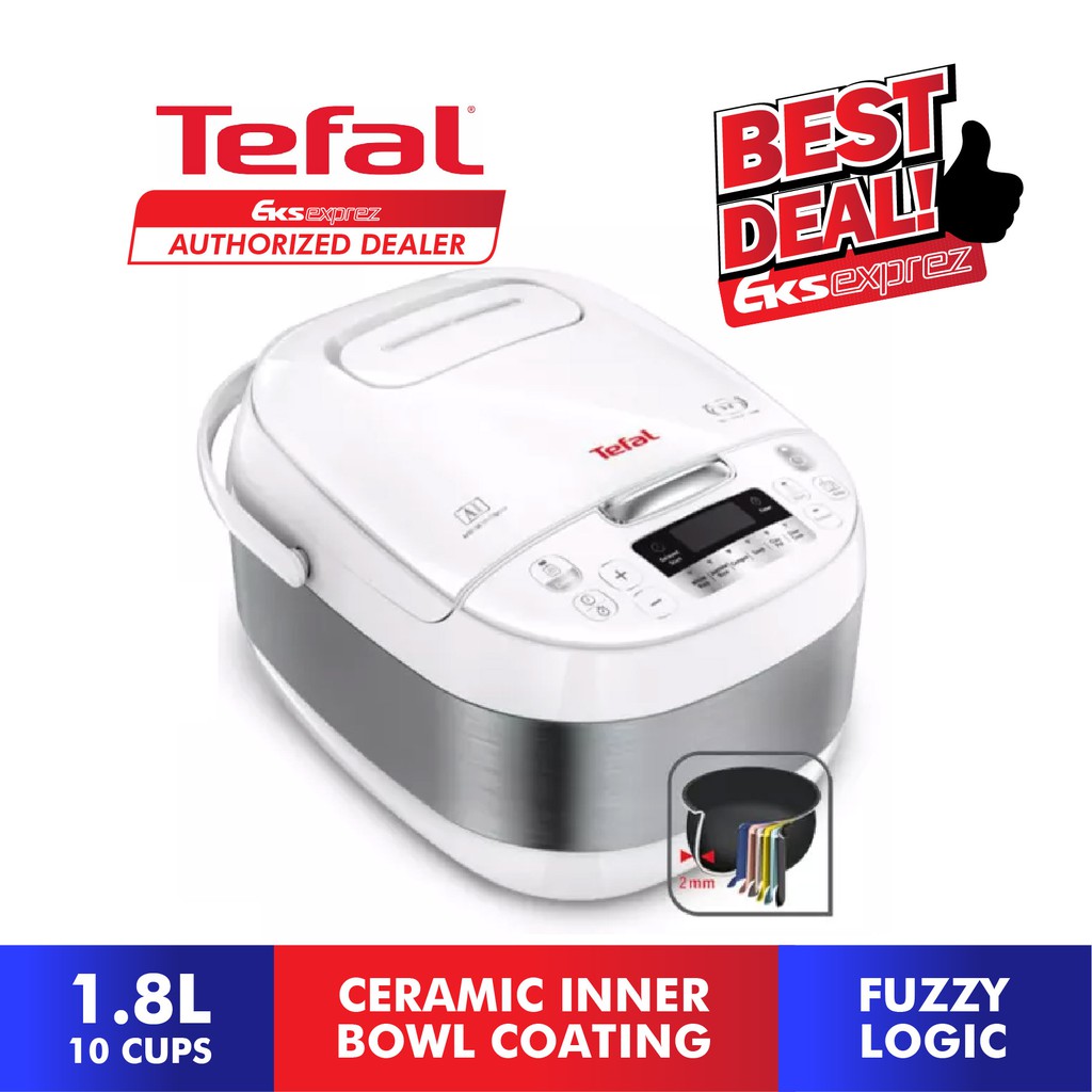 Tefal Delirice Fuzzy Logic Rice Cooker (10 Cups/1.8L) RK7521 / RK752165