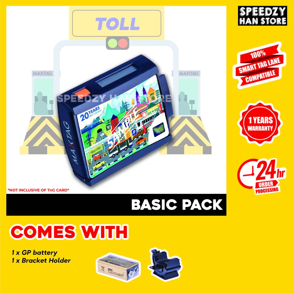 (READY STOCK) MaxTag Smart Tag Smarttag Touch n Go Toll