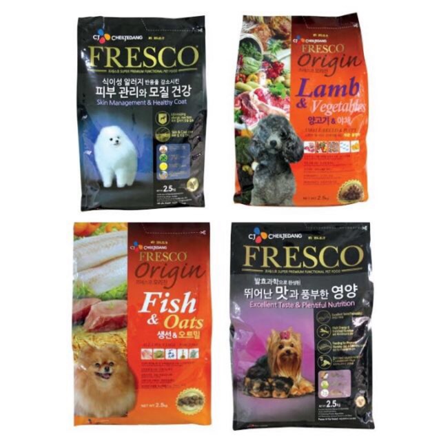 Fresco 2.5kg Dog Food (Korea) Small Breed Dog Shopee