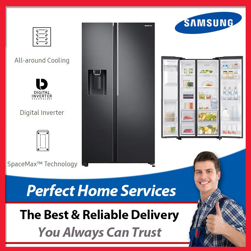 Buy Samsung 660L (RS64R5101B4) 2 Doors Side by Side with SpaceMax