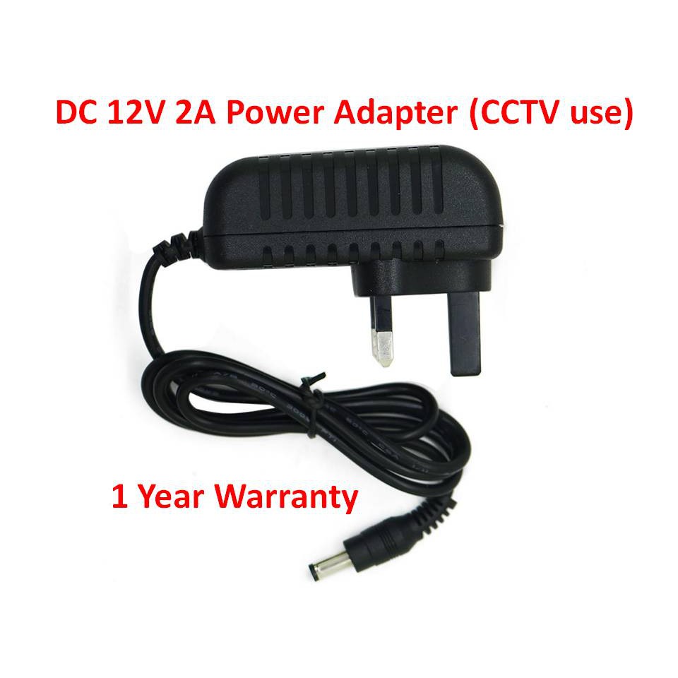 DC 12V 2A Power Adapter (CCTV Camera Power Adapter) Shopee Malaysia