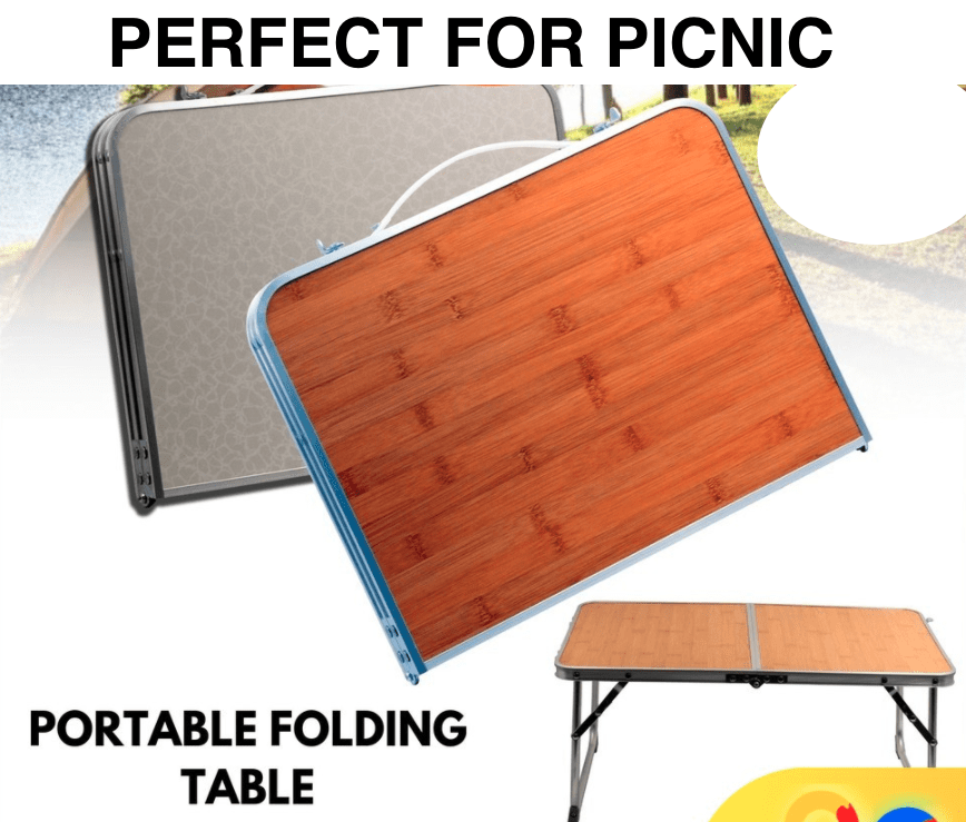 Meja Lipat Piknik / Multifunctional Foldable Picnic Table Portable