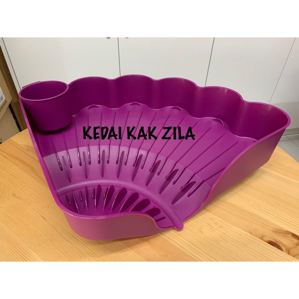 Tupperware Purple Dish Rack / Rak Tempat Letak Pinggan /Bekas Original