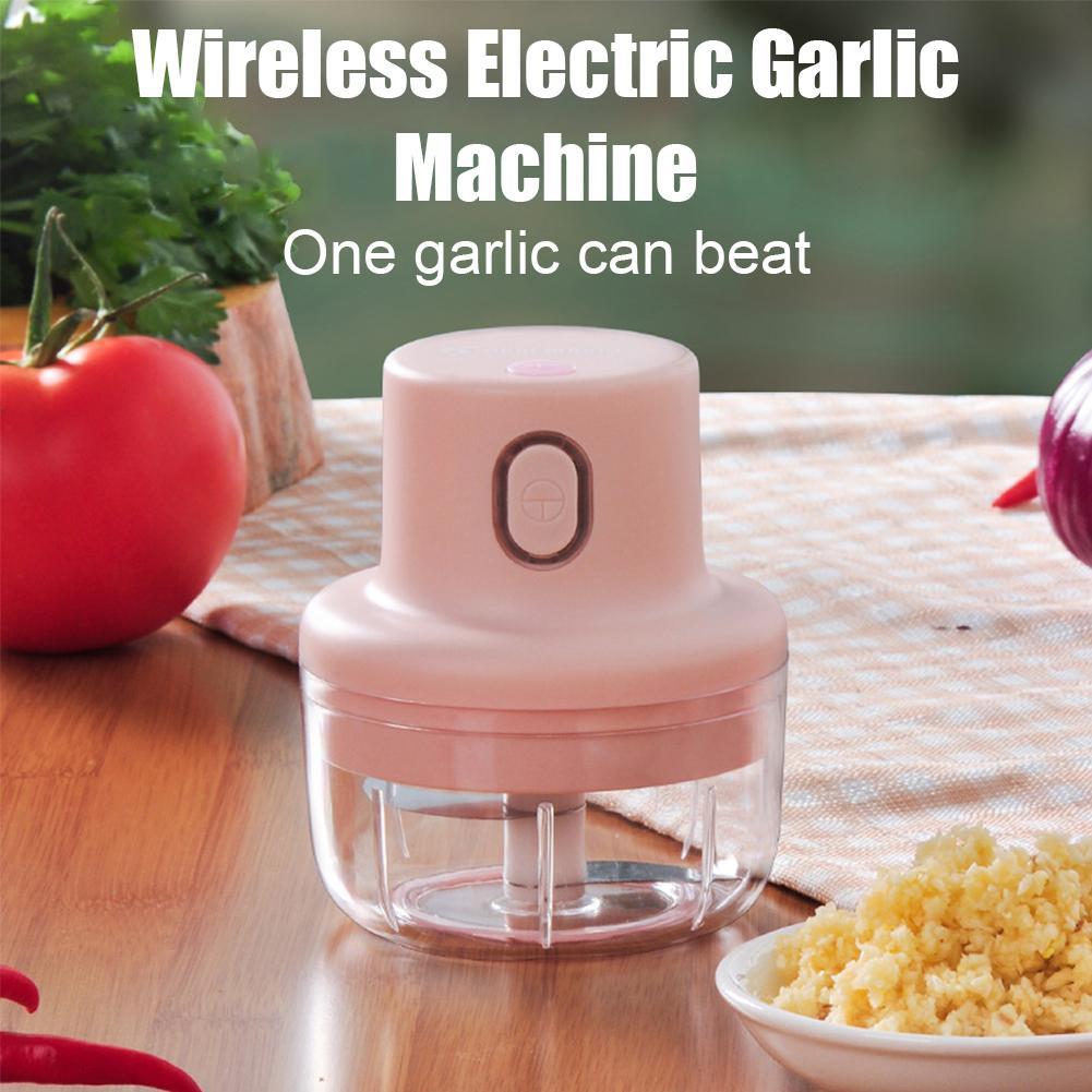 Wireless Mini Electric Garlic Puree Food Chopper Kitchen Tools