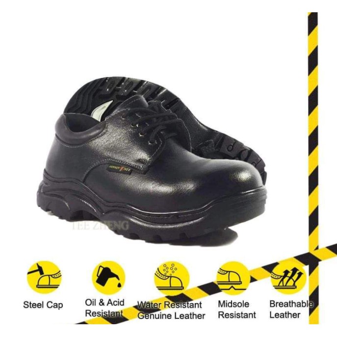 Original Hammer King's Steel Toe Low Cut Safety Shoes 13008 Shopee