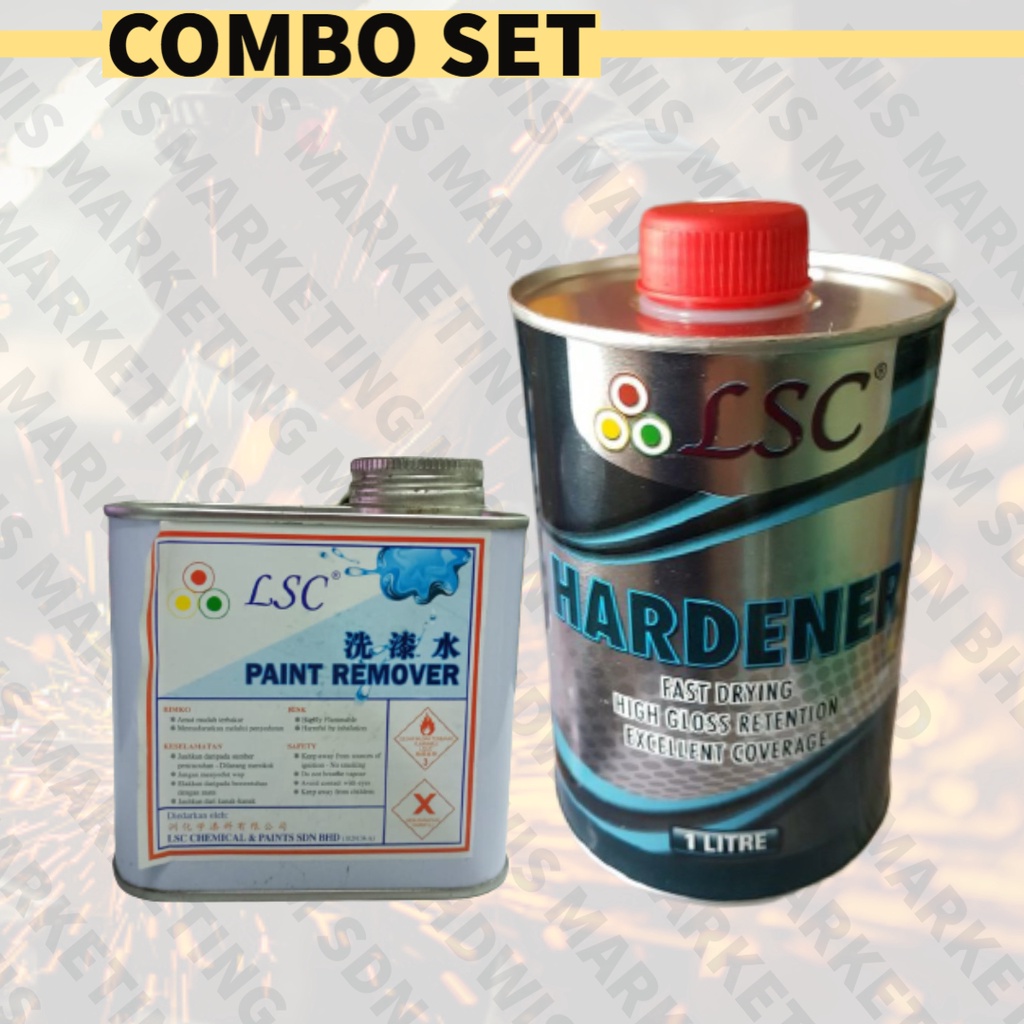 LSC PAINT REMOVER FOR METAL 500ML AND HARDENER ONLY / FOR LSC Epoxy