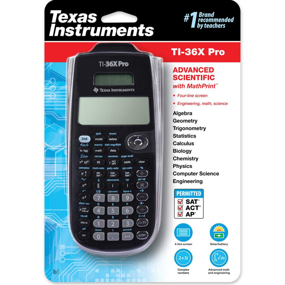 Texas Instruments TI36X Pro Engineering/Scientific Calculator Shopee