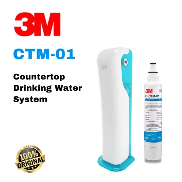 3M CTM01 Countertop Water Filter with an extra Replacement Cartridge