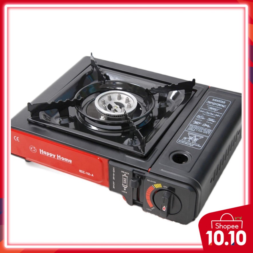 Portable Steamboat Gas Stove 1 Burner with 1 hobs【Black Red】 Shopee