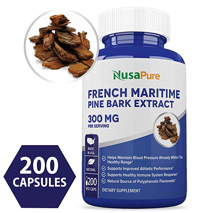 NusaPure French Maritime Pine Bark Extract 300mg 200 Veggie Capsules Shopee Malaysia