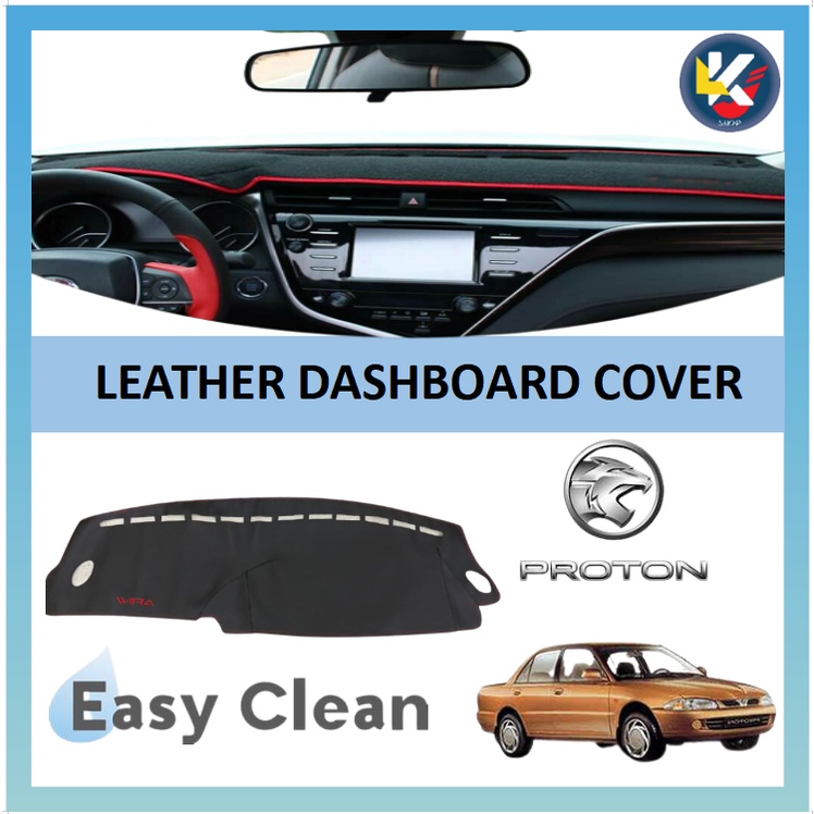 Proton Wira Leather Car Dashmat Dash Mat Dashboard Sun Cover Shopee