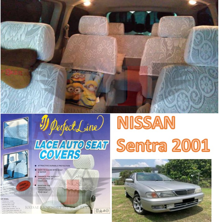 NISSAN Sentra 2001 Lace Auto Seat Cover Half Cover Lace Cover Shopee