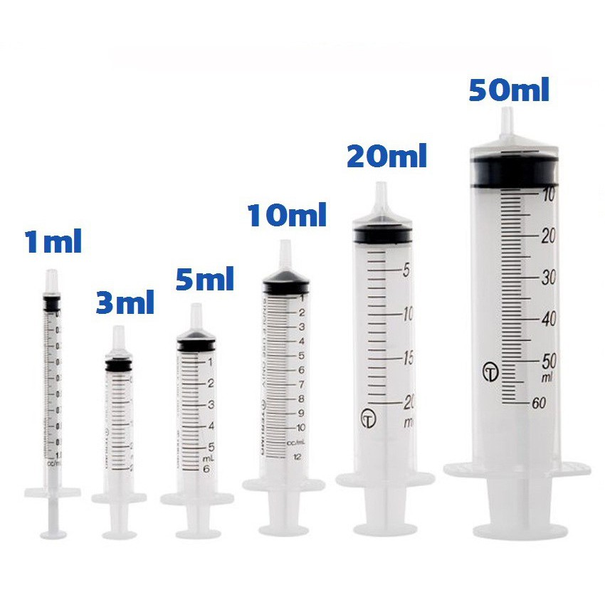 PICAGARI / SYRINGE LUER SLIP 1ML, 3ML, 5ML, 10ML, 20ML