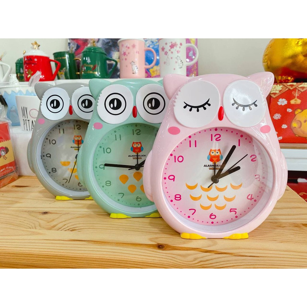 [READY STOCKS] Carton Alarm Clock [Owl , House] Shopee Malaysia