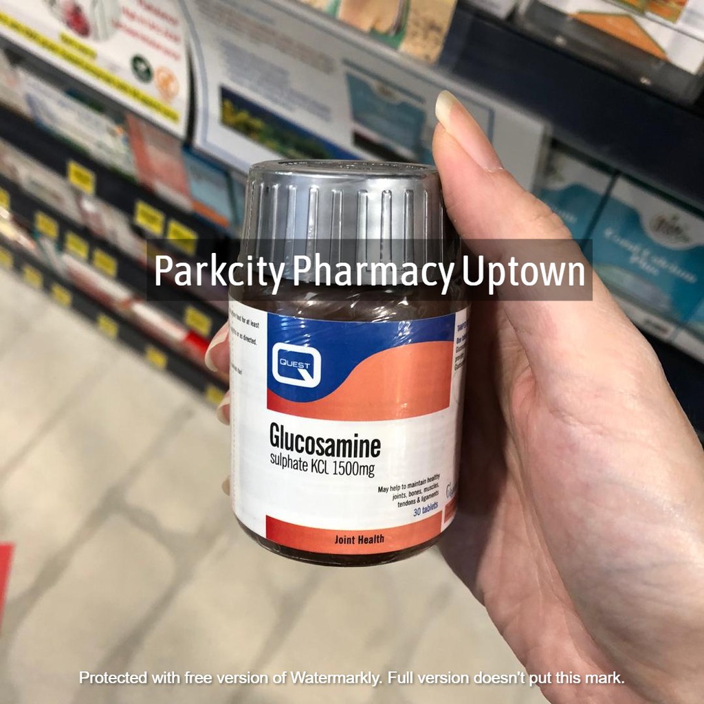 Quest Glucosamine Sulphate KCL 1500mg 30 tablets (EXP 03/2024) 4011