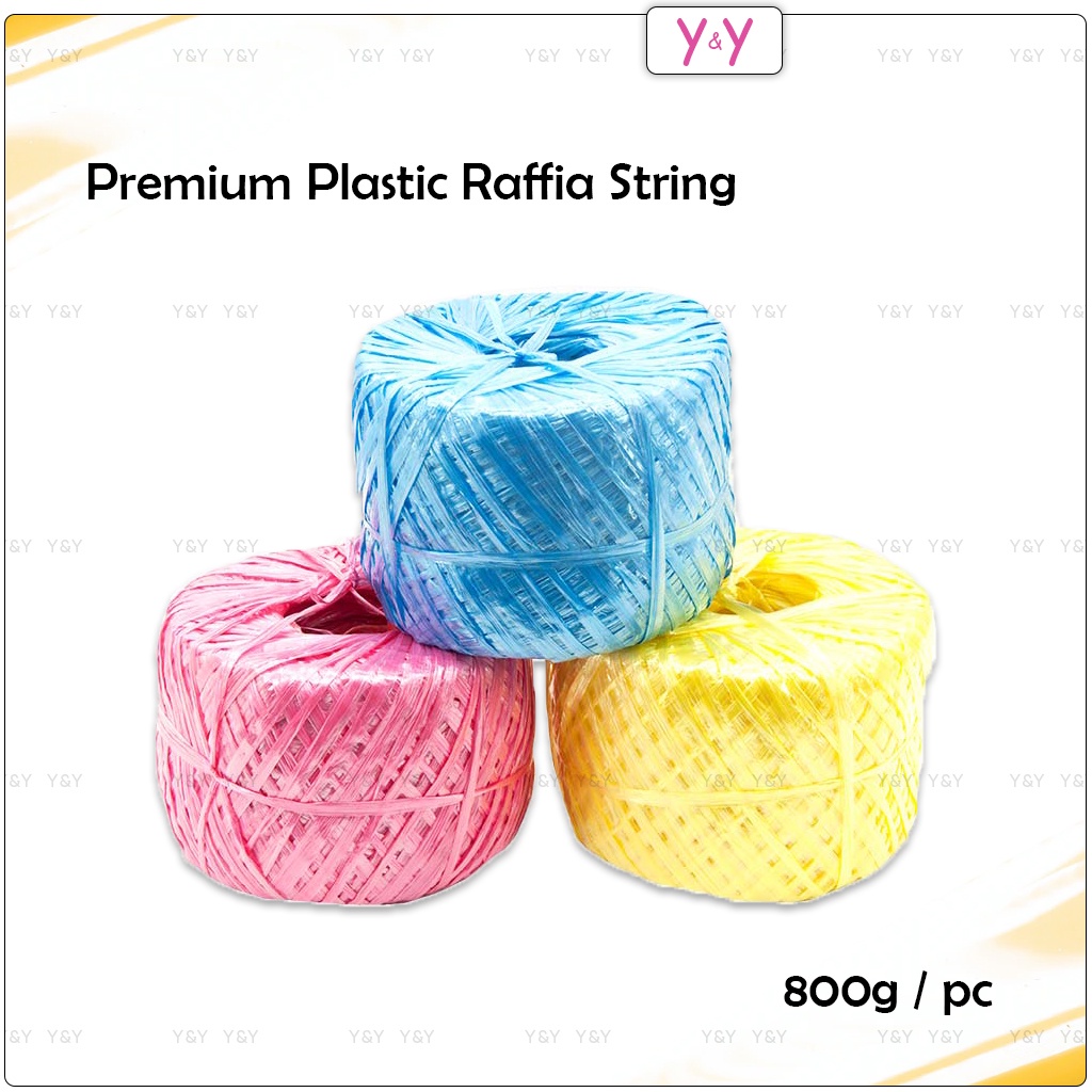 Premium Plastic Raffia String / Rope / Tali Rafia Plastik 800g