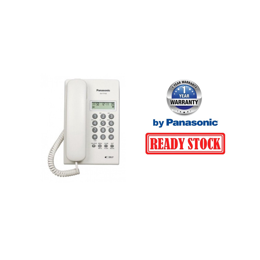 Panasonic Single Line Phone KXT7703 PABX Shopee Malaysia