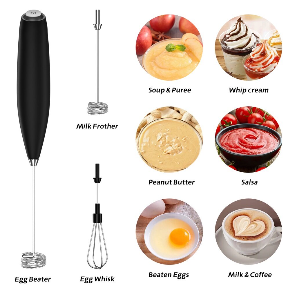 Ix0431sh Electric Milk Frother With Stand Egg Whisk Beater Whipped
