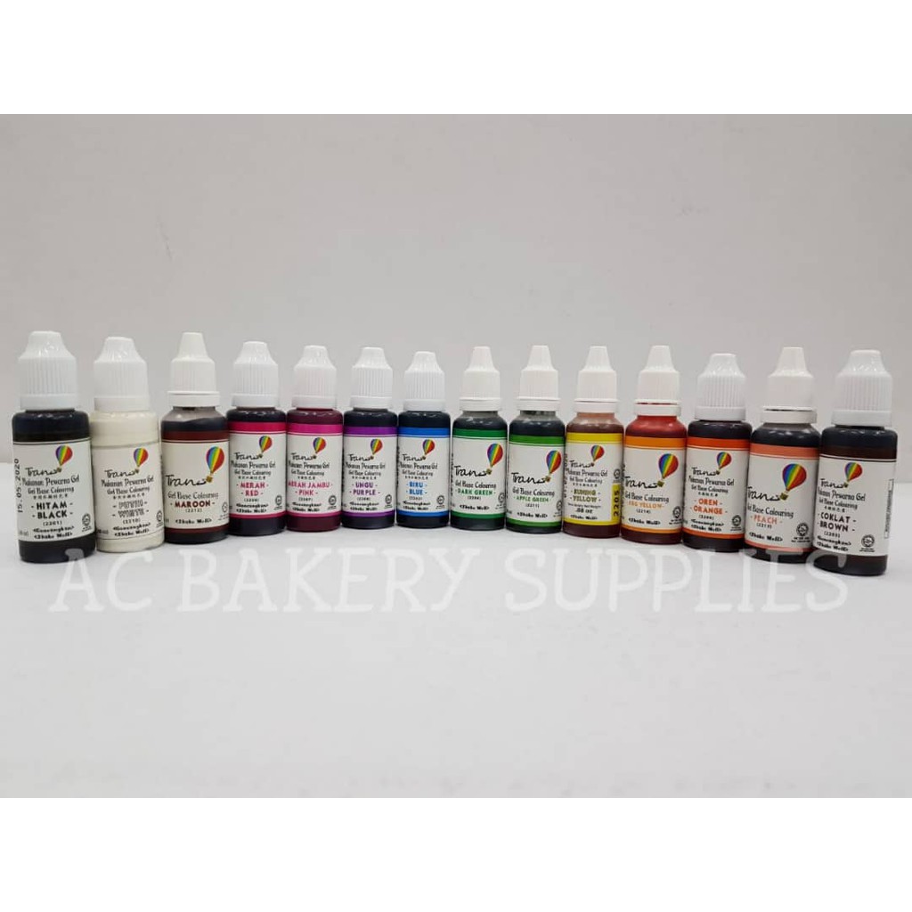 [HALAL] Basic Gel Based Colouring / Coloring Trans Standard 0.88oz