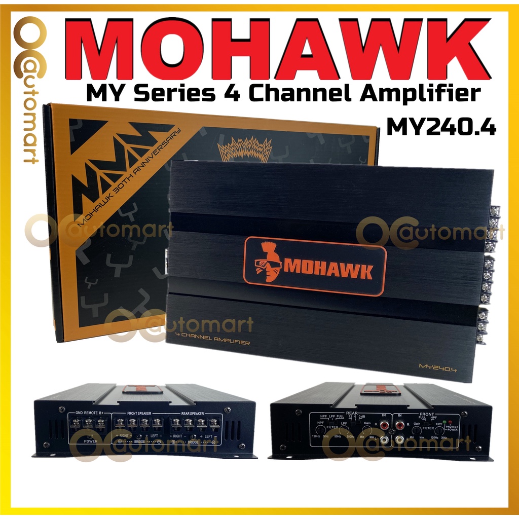 Mohawk MY Series 4 Channel High Power Amplifier MY240.4 Power Amp 4ch