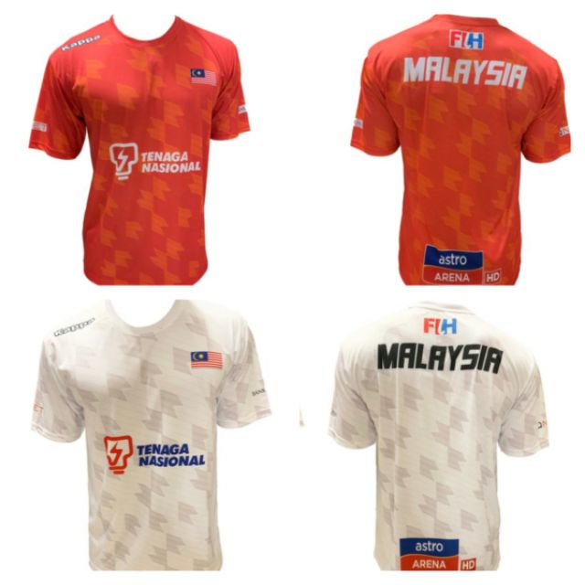 Malaysia Hockey Jersey Original Kappa Jersi Hoki Malaysia Sultan Johor