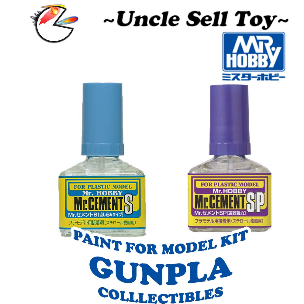 [READY STOCK] Mr Hobby Mr Cement S Mr Cement SP Glue Gum MC129 MC131