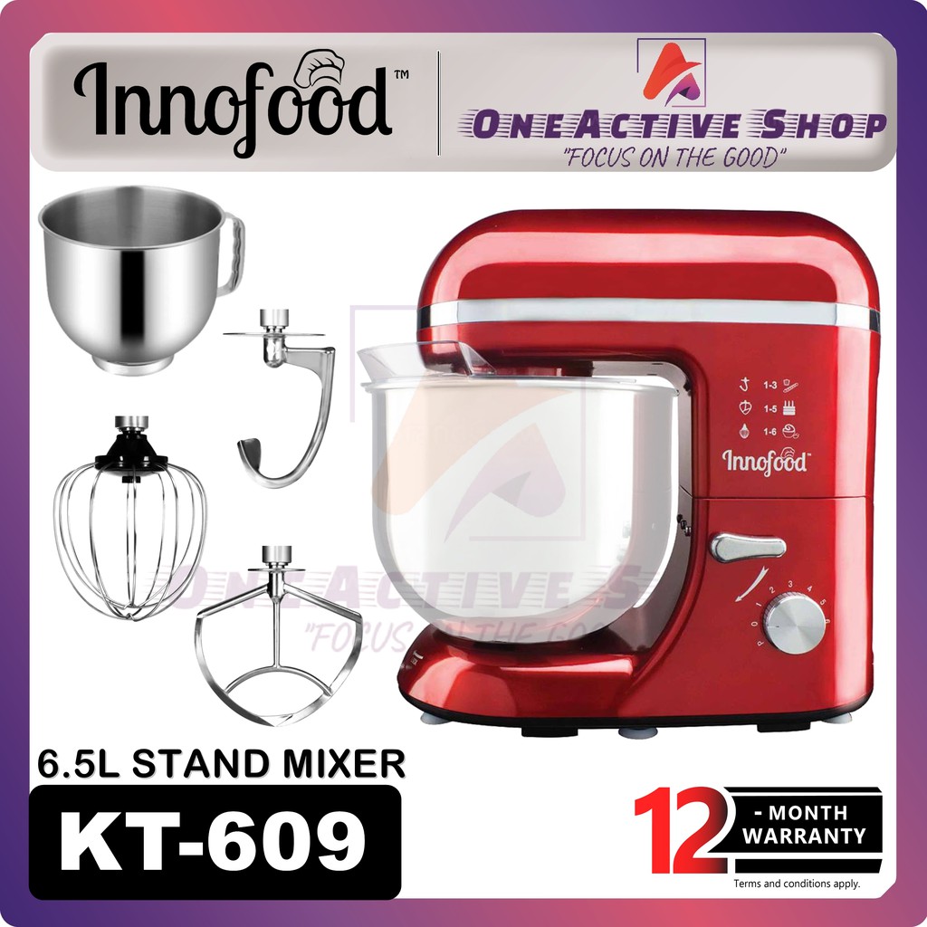 INNOFOOD 6.5L Stand Mixer KT609 KT609 ( INNOFOOD MIXER / BAKING MIXER