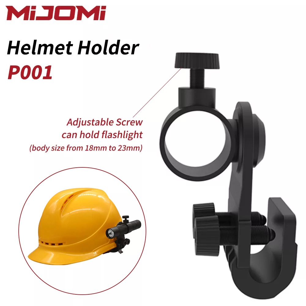 P001 Helmet flashlight clip Headlamp clip Light weight safety helmet