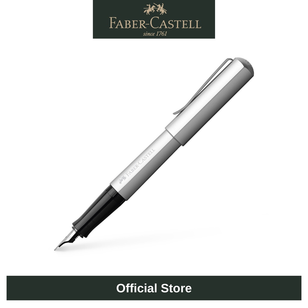 [FaberCastell] Hexo Silver (Roller Pen / Fountain Pen) Shopee Malaysia