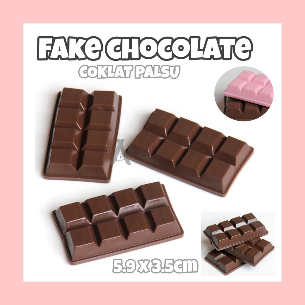 Chocolate Fake Chocolate Fake Chocolate Artificial Photo Props Shopee