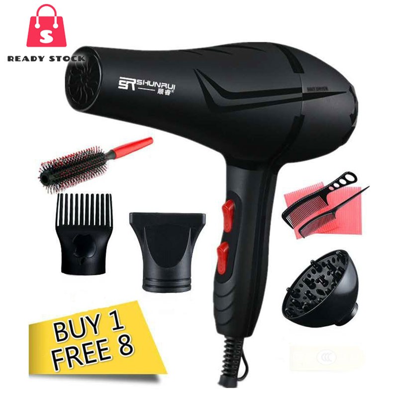 Rss_Professional Hair Dryer With Nozzle Shopee Malaysia