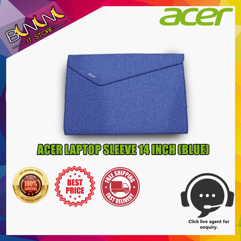ACER LAPTOP SLEEVE 14 INCH (BLUE) Shopee Malaysia