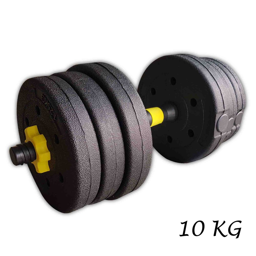 Adjustable Dumbbell 10 KG Gym Fitness Shopee Malaysia