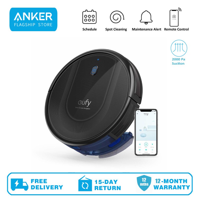 Anker T2150 Eufy RoboVac G10 Hybrid, Robotic Vacuum Cleaner, Smart
