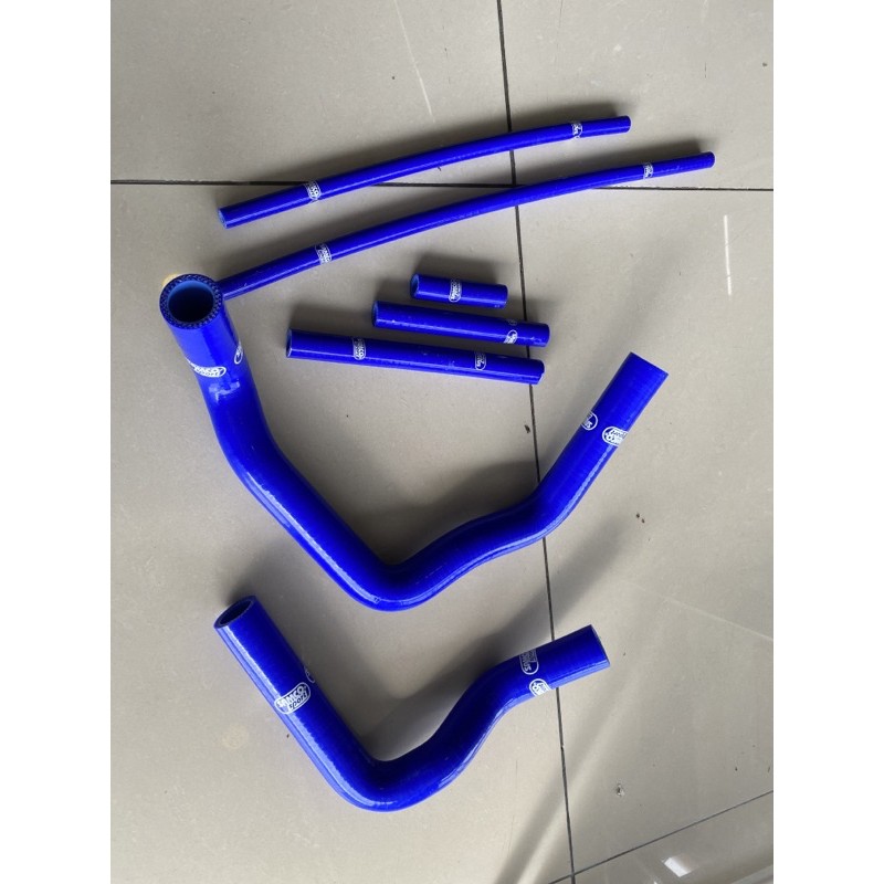 samco radiator hose + 4pcs super clamp / ByPass Hose (+ clip) KANCIL