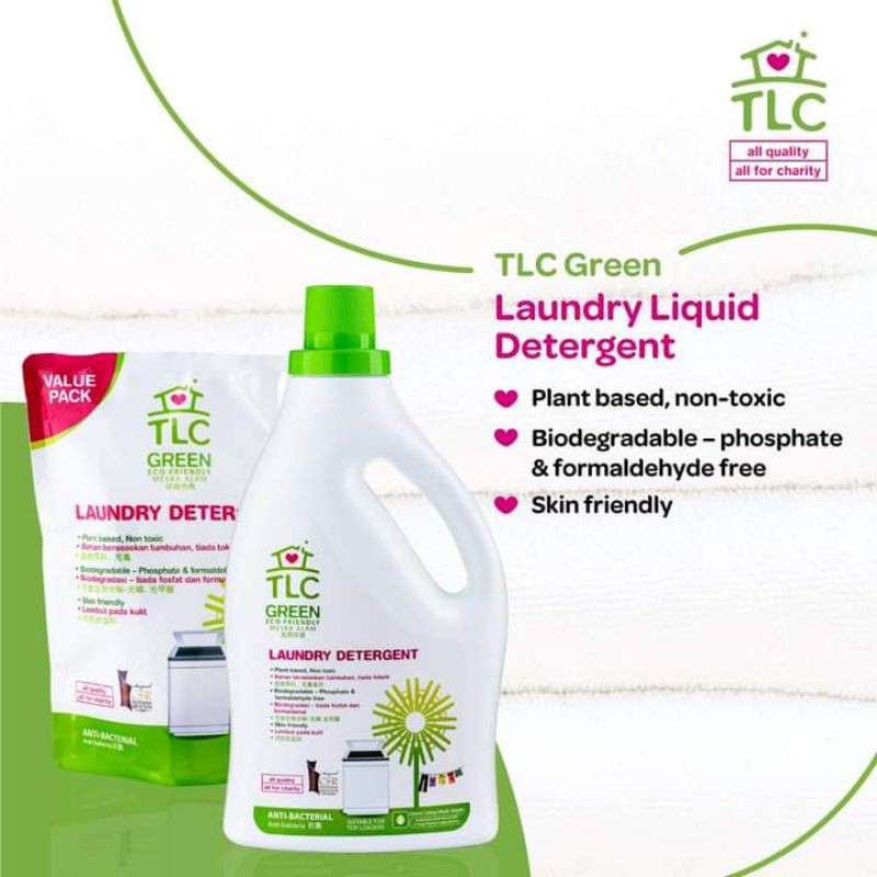 TLC Green Concentrated Laundry Detergent Powder 3kg