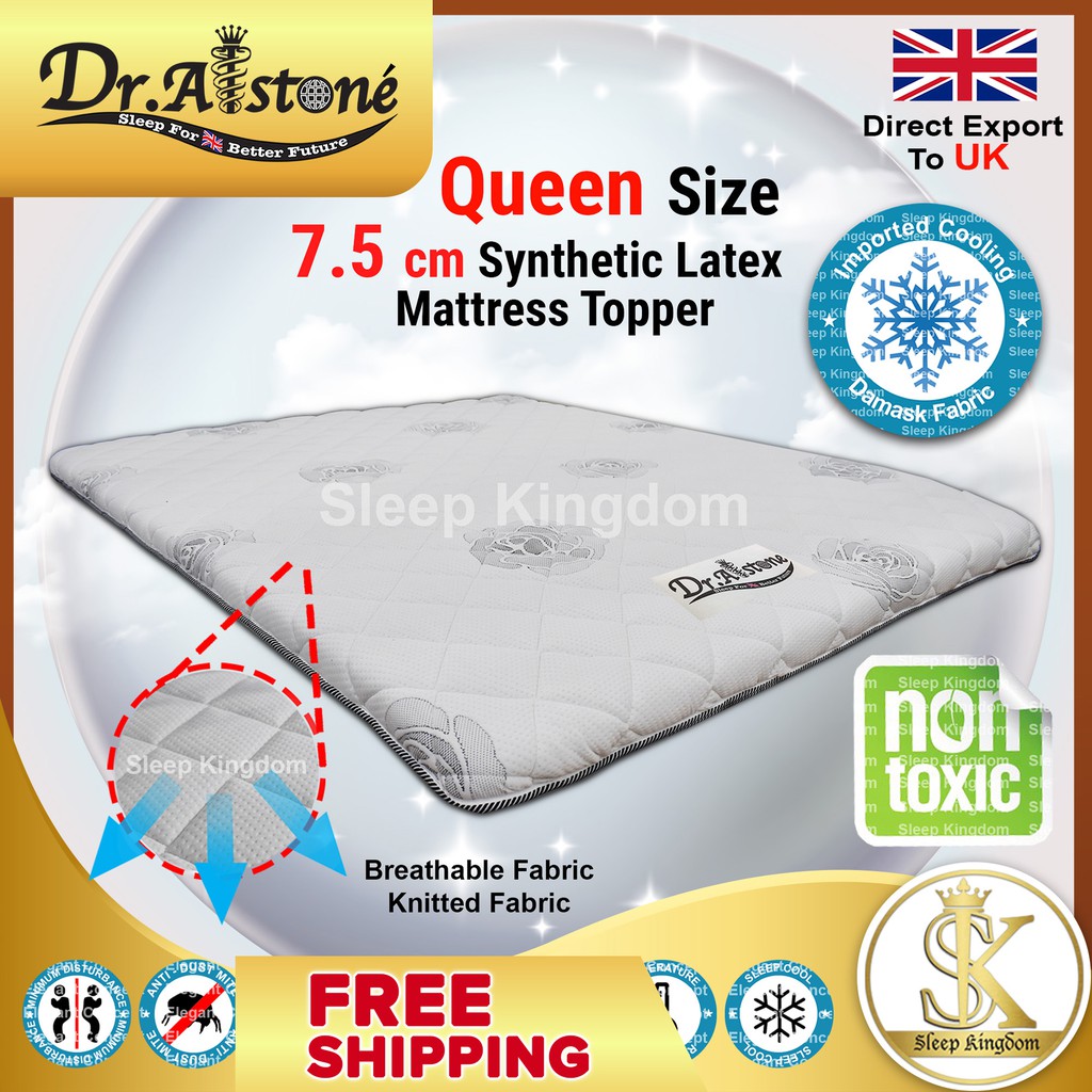 (Limited Stock) Dr.Alstone Queen Size Synthetic Latex Topper Tilam