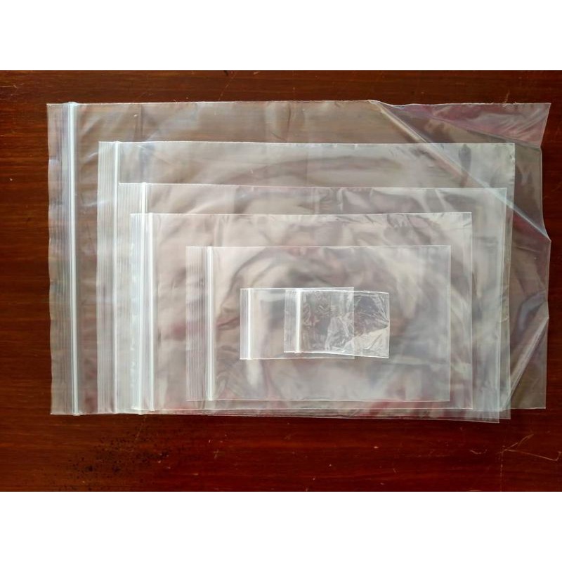 ziplock pastic bag in multiple small sizes. 100pcs per pack Shopee