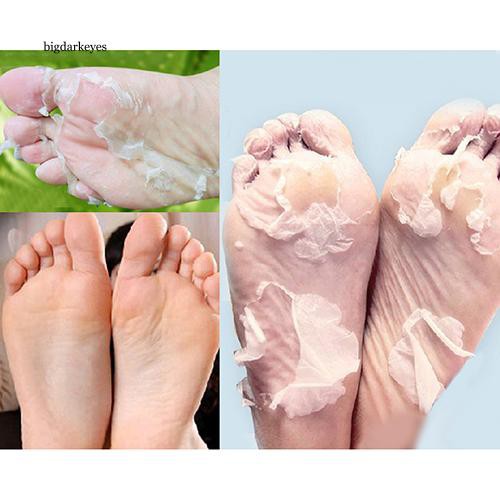 BDK_2Pcs Milk Bamboo Vinegar Dead Skin Remove Foot Skin Smooth