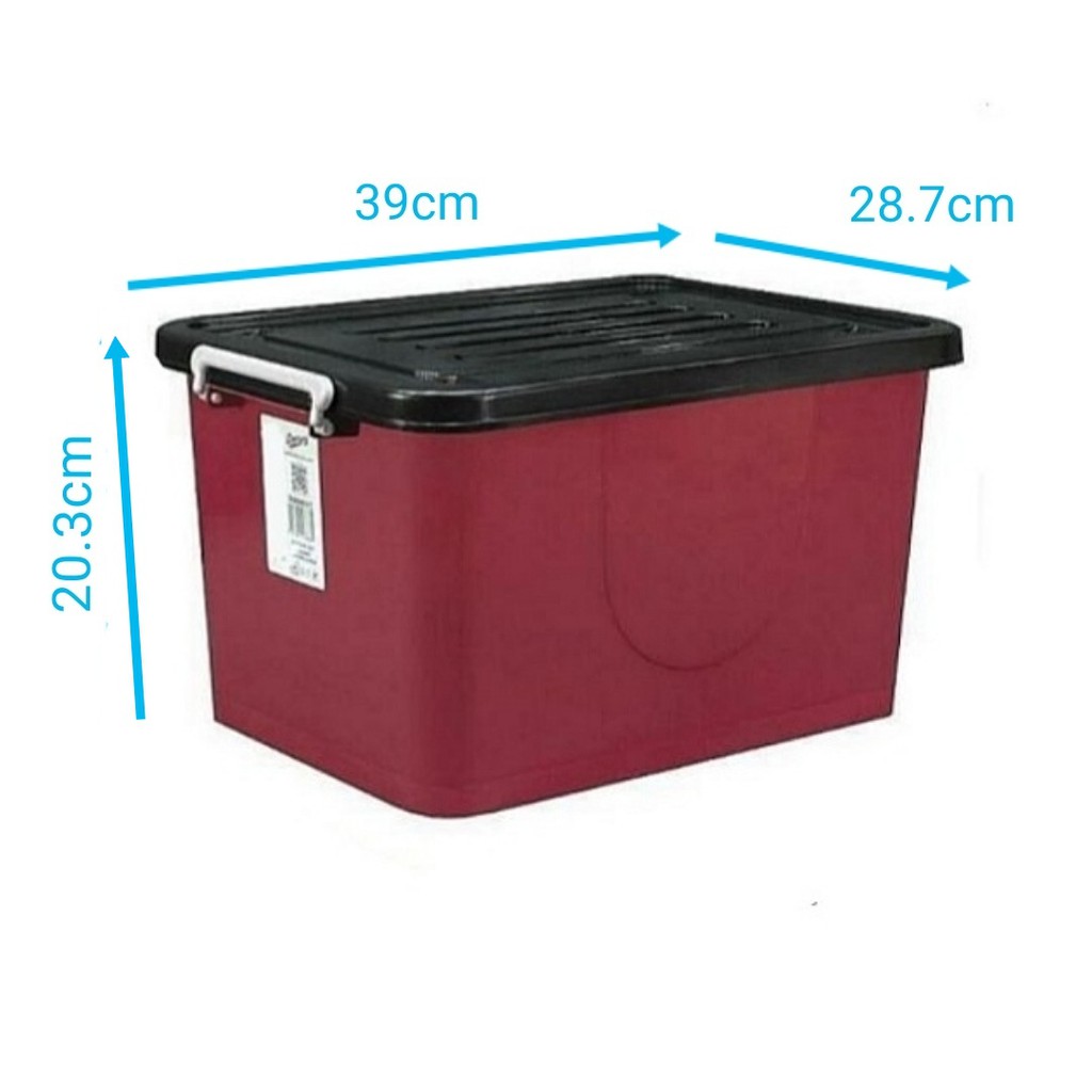 century storage box with wheels 12L 7992sc * Shopee Malaysia