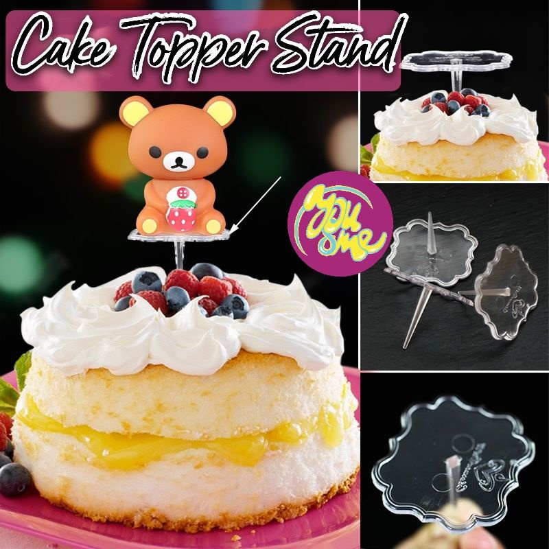 Cake Topper Stand / Cake topper decoration stand holder / plastic cake