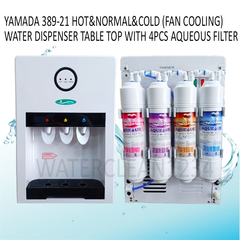 Yamada Alkaline Water Dispenser Hot & Normal & Cold Model 38921 With
