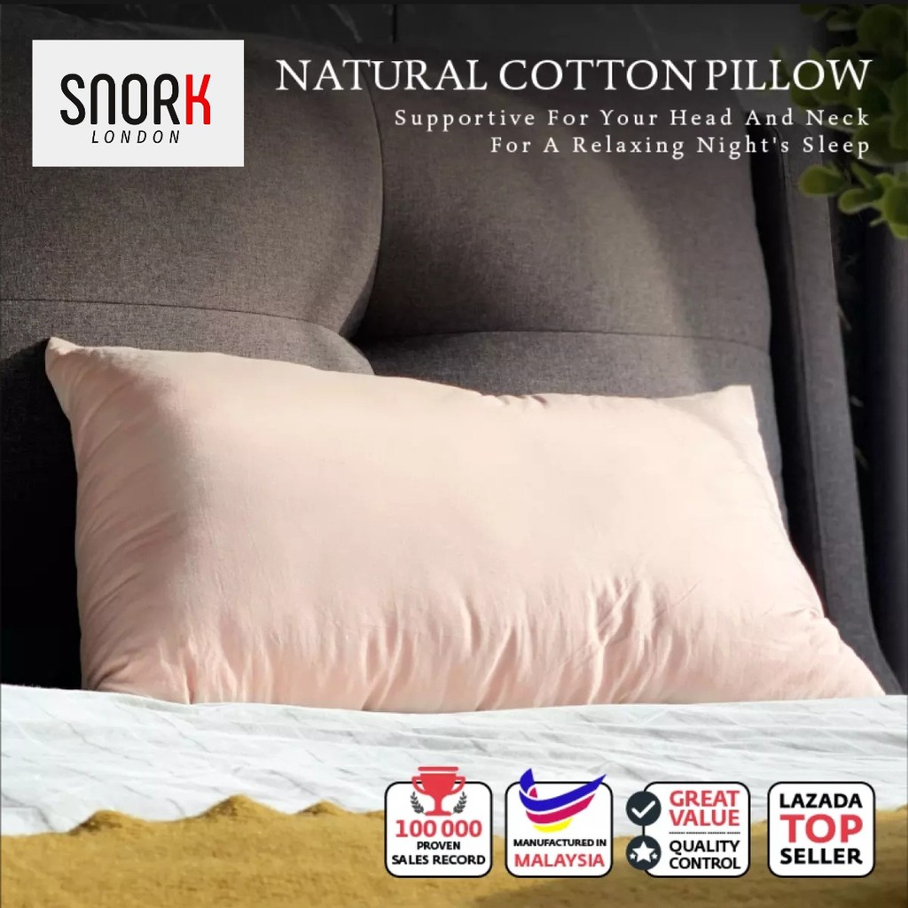 Organic Natural Cotton Pillow 100 Kekabu Bantal Kapok Tradisional